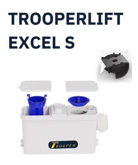 Trooperlift Excel S product image showcasing installation and design features.